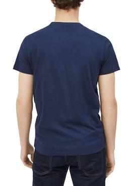 Camiseta Pepe Jeans Eggo Marino para Hombre