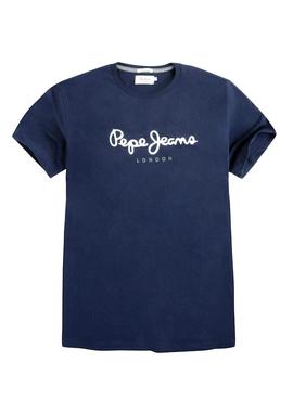 Camiseta Pepe Jeans Eggo Marino para Hombre