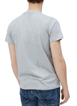 Camiseta Pepe Jeans Eggo Gris para Hombre