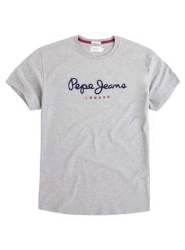 Camiseta Pepe Jeans Eggo Gris para Hombre