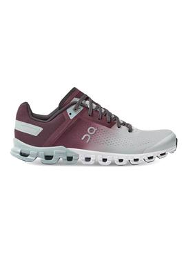 Zapatillas On Running Cloudflow Granate para Mujer