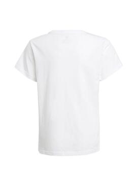 Camiseta Adidas Trefoil Blanco Para Niño y Niña
