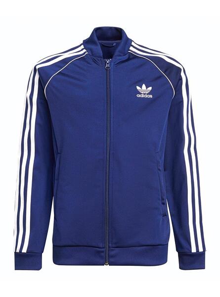 Adidas Track Top Azul Para Niños