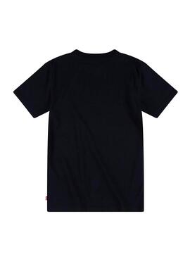 Camiseta Levis Camo Negro para Niño