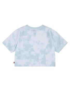 Camiseta Levis Tie Dye Azul para Niña
