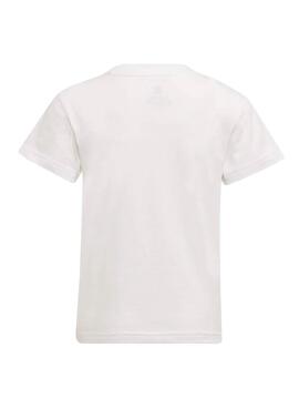 Camiseta Adidas Trefoil Blanco para Niño