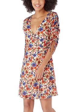 Vestido Naf Naf Flowers Multicolor para Mujer