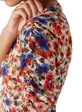 Vestido Naf Naf Flowers Multicolor para Mujer