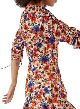 Vestido Naf Naf Flowers Multicolor para Mujer