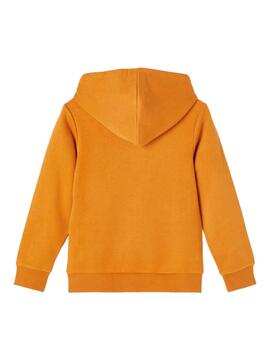 Sudadera Name It Leno Naranja para Niño