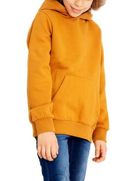 Sudadera Name It Leno Naranja para Niño