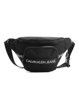 Riñonera Calvin Klein Jeans Logo Tape Negro