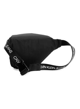 Riñonera Calvin Klein Jeans Logo Tape Negro