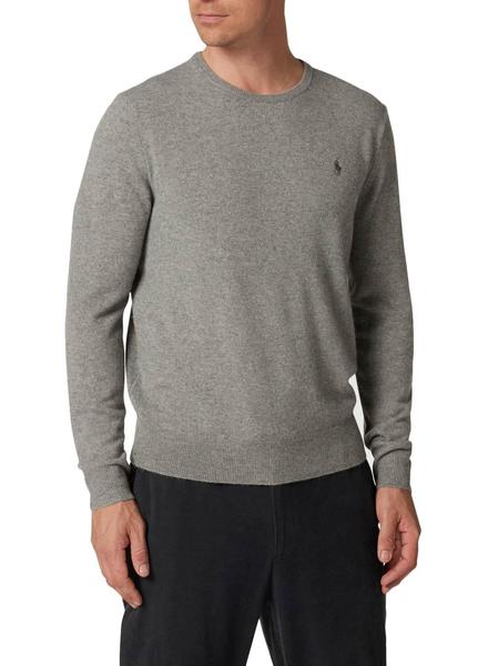 Jersey Polo Ralph Lauren Basic Gris Hombre