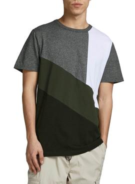 Camiseta Jack Jones News Verde para Hombre