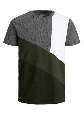 Camiseta Jack Jones News Verde para Hombre