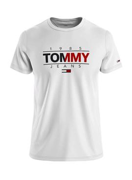 Camiseta Tommy Jeans 1985 Logo Blanco