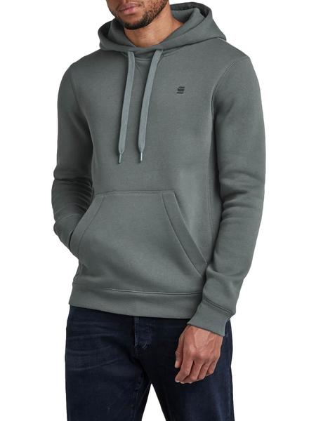 Sudadera G Star Premium Core Hood Gris para Hombre