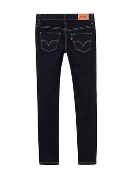 Pantalón Vaquero Levis 711 Negro Niña