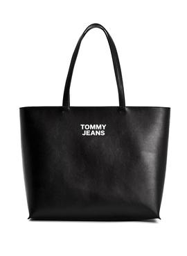 Bolso Tommy Jeans Essential PU Tote Negro Mujer