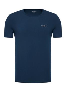 Camiseta Pepe Jeans Original Basic Marino Hombre