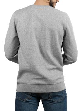 Sudadera Klout Básica Gris Para Hombre