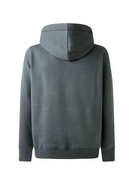 Sudadera Pepe Jeans Aaron Hoodie Gris Para Niño