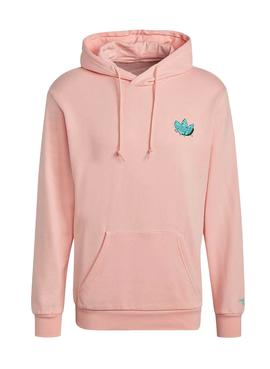 Sudadera Adidas Funny Dino Rosa Para Hombre