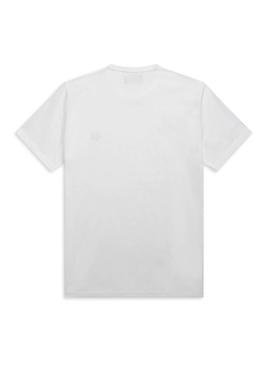 Camiseta Fred Perry Ringer Blanco Para Hombre