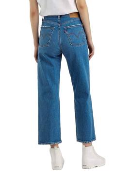 Pantalón Vaquero Levis Ribcage Recto Ankle Mujer