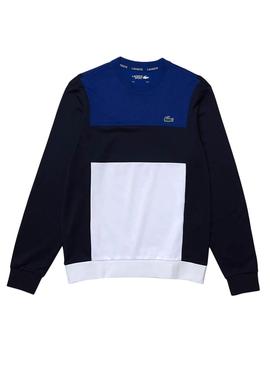 Sudadera Lacoste Sport Colorblock Marino Hombre