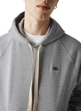 Sudadera Lacoste Live Unisex Gris 