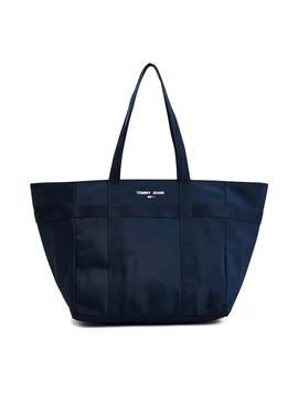 Bolso Tommy Jeans Tote Essential Marino Mujer