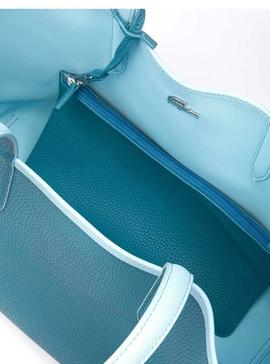 Bolso Lacoste Anna Reversible Azul Mujer