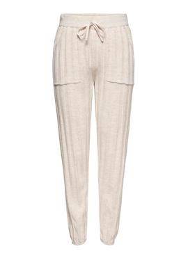 Pantalon Only New Tessa Beige para Mujer