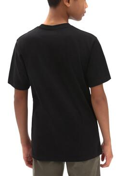 Camiseta Vans Easy Logo Negro Para Niño