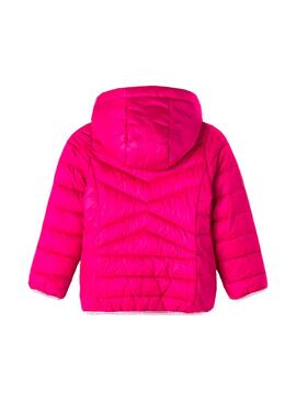 Cazadora Name It Mobi Acolchada Rosa Para Niña