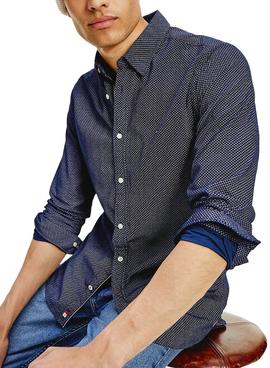 Camisa Tommy Hilfiger Corduroy Azul para Hombre