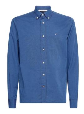 Camisa Tommy Hilfiger Natural Soft Azul Hombre