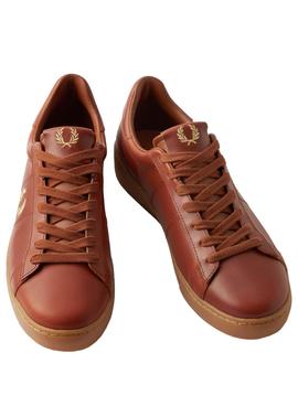 Zapatillas Fred Perry Spencer Marron para Hombre