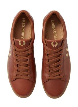 Zapatillas Fred Perry Spencer Marron para Hombre