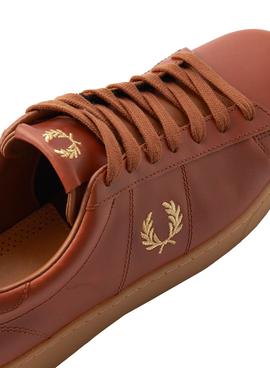 Zapatillas Fred Perry Spencer Marron para Hombre