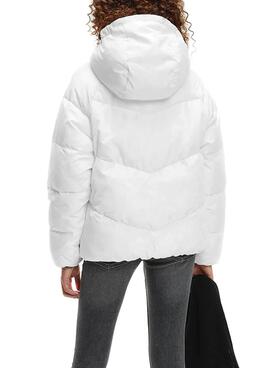 Cazadora Calvin Klein Relaxed Puffer Blanco Niña