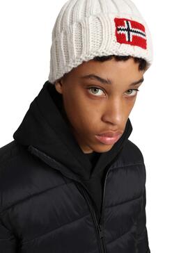 Gorro Napapijri Semiury Blanco para Niño y Niña