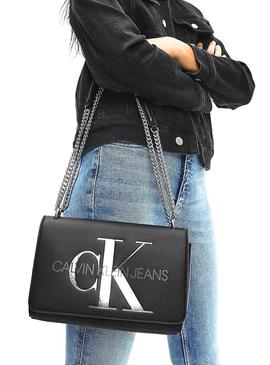 Bolso Calvin Klein Jeans Sculped Negro para Mujer