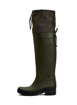 Botas Tommy Hilfiger Rainboot Verde para Mujer