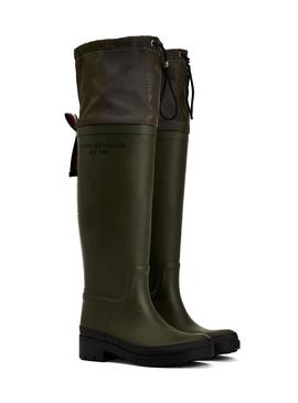 Botas Tommy Hilfiger Rainboot Verde para Mujer