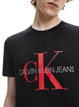 Camiseta Calvin Klein Jeans Monogram Negro