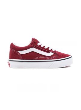 Zapatillas Vans Old Skool Junior Granate De Niños