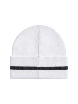 Gorro Calvin Klein Jeans Monogram Tape Blanco